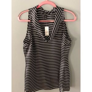 White House Black Market Silk Sleeveless Blouse